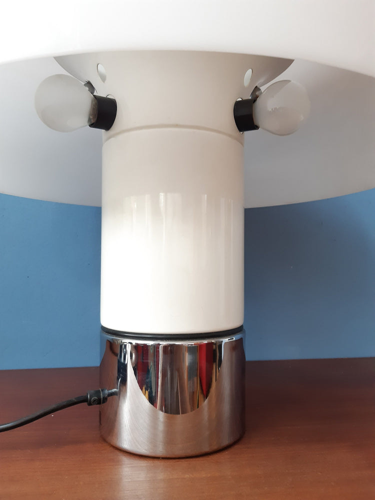 Vintage Guzzini Brumbry / Brumbury Table Lamp by Luigi Massoni | Space Age