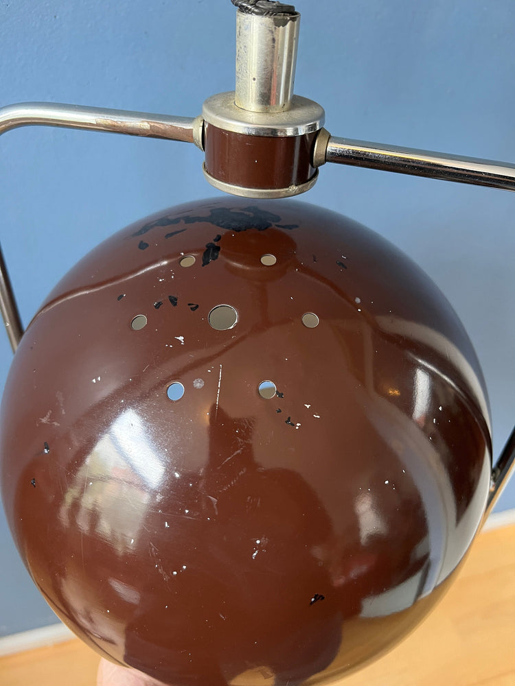 Vintage GEPO Pendant Lamp in Brown Colour | Space Age Light Fixture | Mid Century Modern Ceiling Lamp