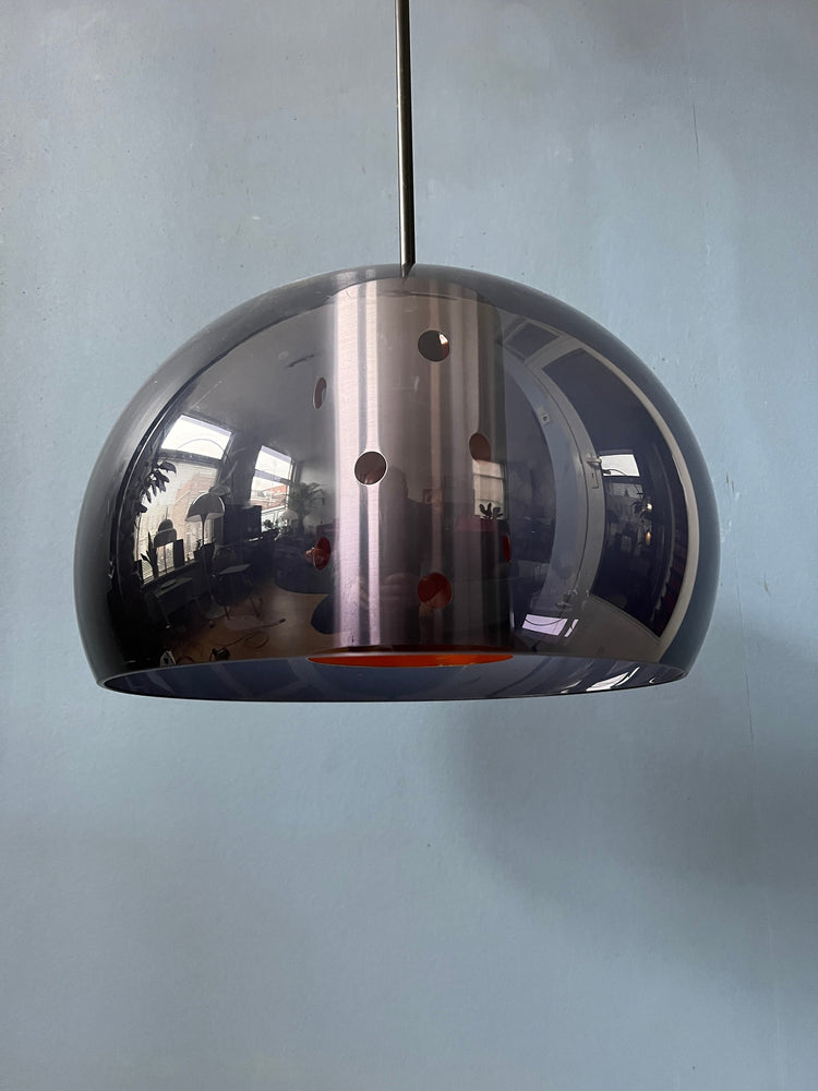Mid Century Herda Space Age Mushroom Pendant Light