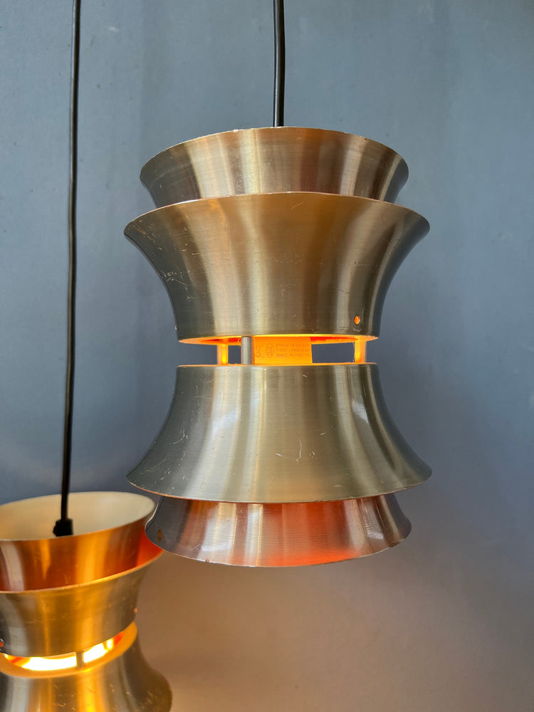 Vintage Lakro Space Age Cascade Pendant Light | Mid Century Light Fixture | Carl Thore Trava Style