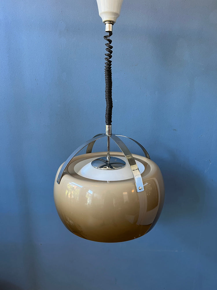 Vintage Tronconi Pendant Lamp / Space Age Light Fixture / Guzzini Style Lighting