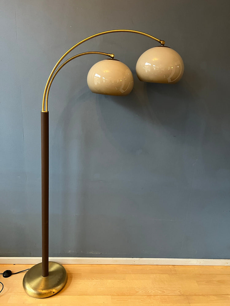 Dijkstra Double Arc Mushroom Floor Lamp | Space Age Standing Light