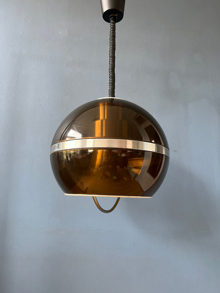 Vintage Dijkstra 'Globe' Space Age Pendant Light / Mid Century Lamp / 70s / Guzzini Style