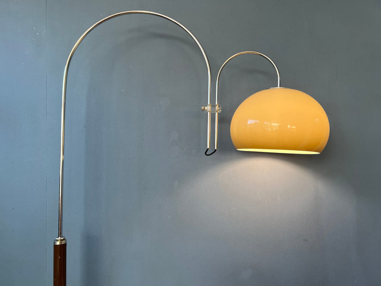 Artiforte Double Arc Mushroom Space Age Floor Lamp