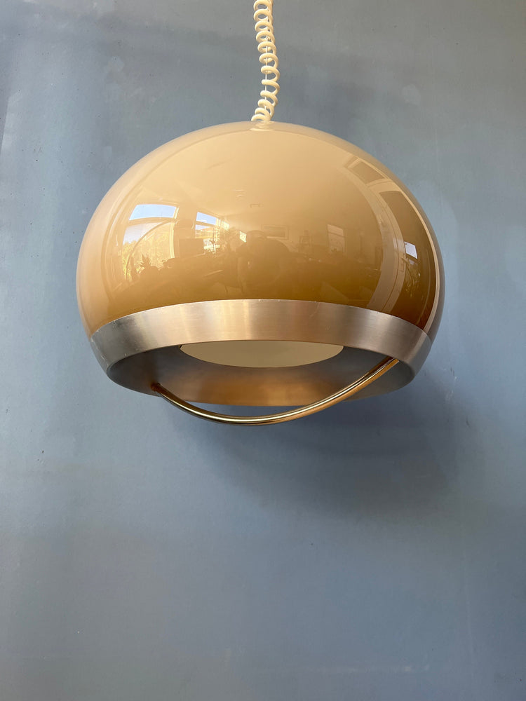 Vintage Dijkstra Pendant Lamp / Mid Century Space Age Light Fixture
