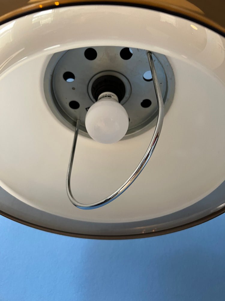 Mid Century Pendant Lamp by Herda / Vintage Space Age Ceiling Light