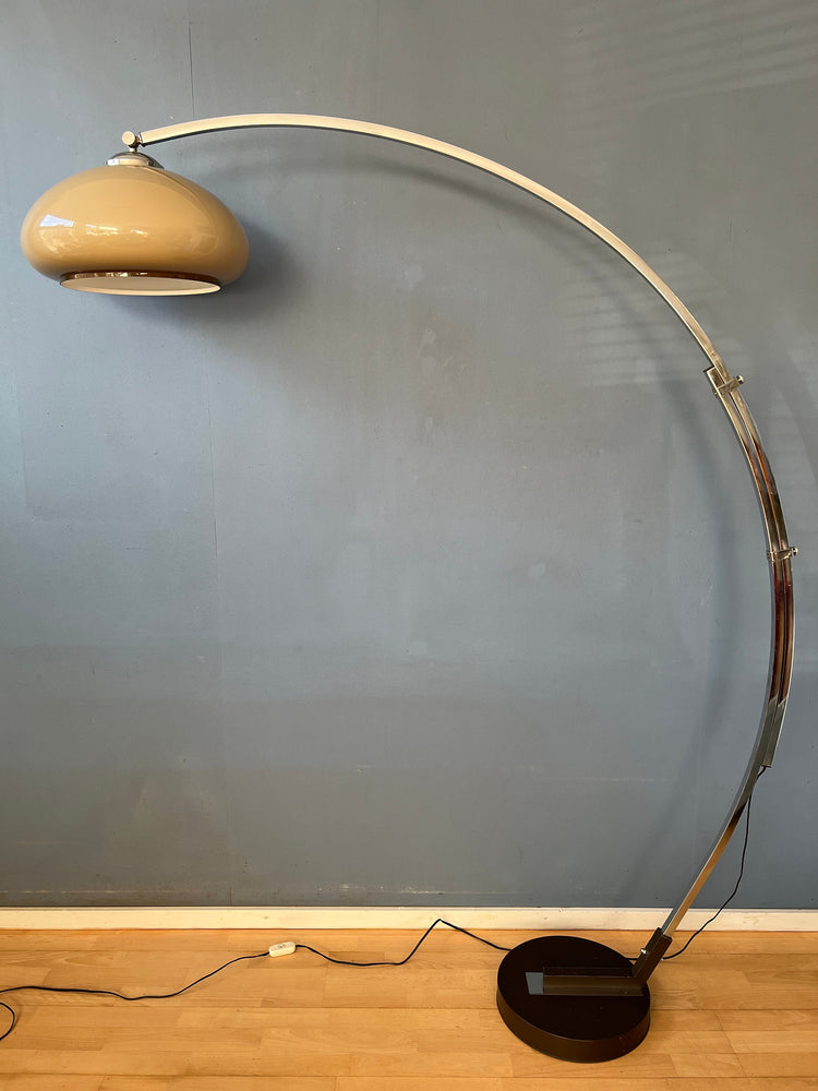 Mid Century Goffredo Reggiani Space Age Arc Floor Lamp