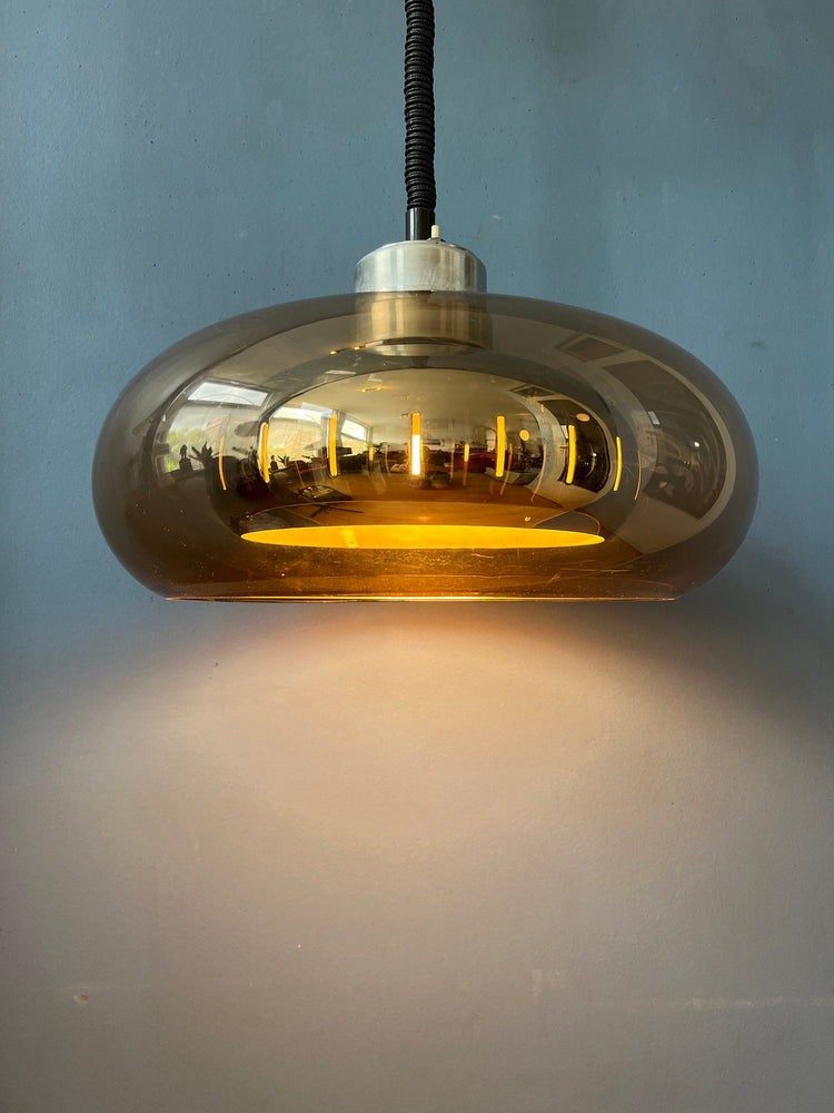Vintage Herda Space Age Pendant / Mid Century Lamp / 70s / Guzzini Style