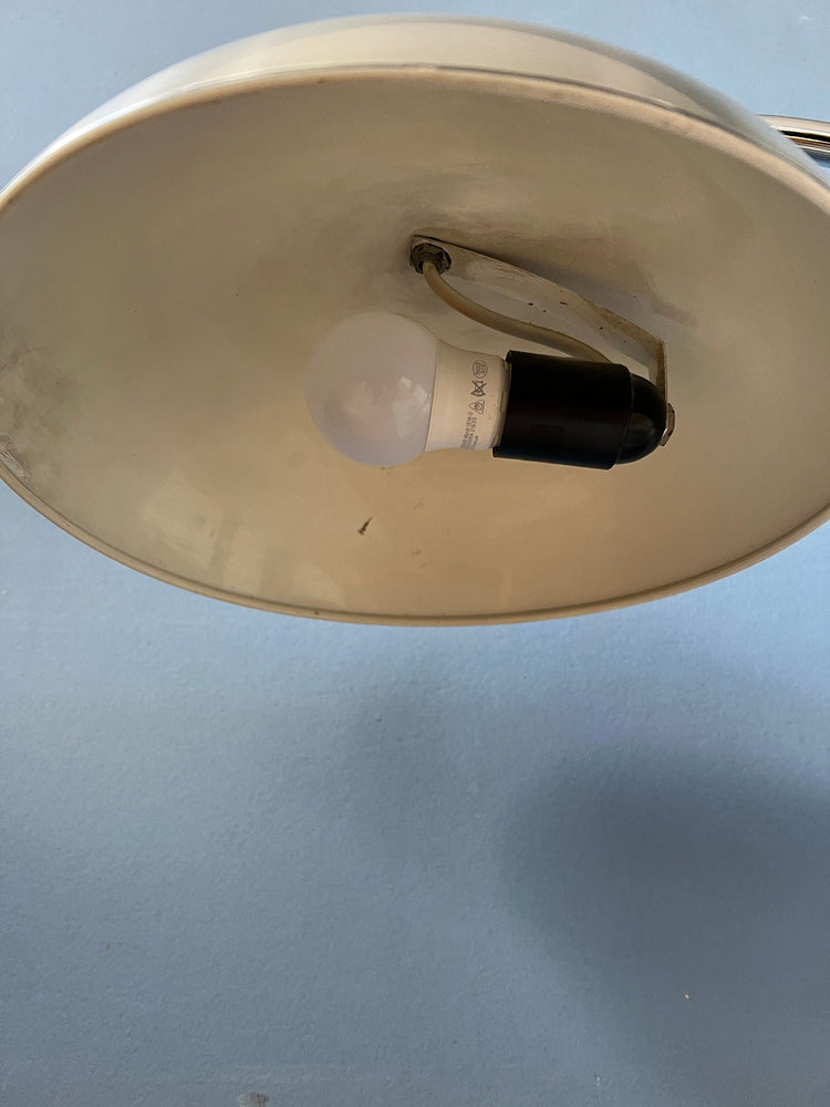 Vintage Hala Busquet / Hala 144 Table Lamp by Herman Busquet - Silver Bauhaus Desk Lamp