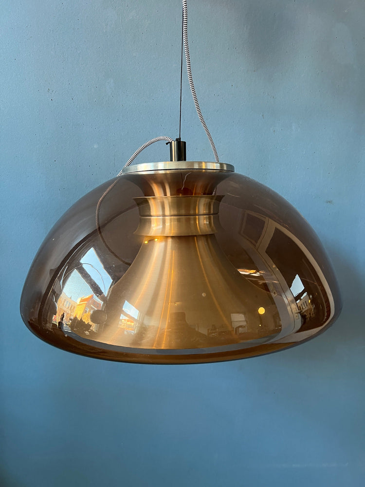 Space Age Herda Pendant Light | Mid Century Lamp | 70s Retro Lighting