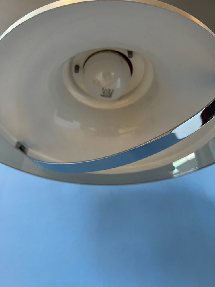 Mid Century Orange Herda Space Age Pendant Light