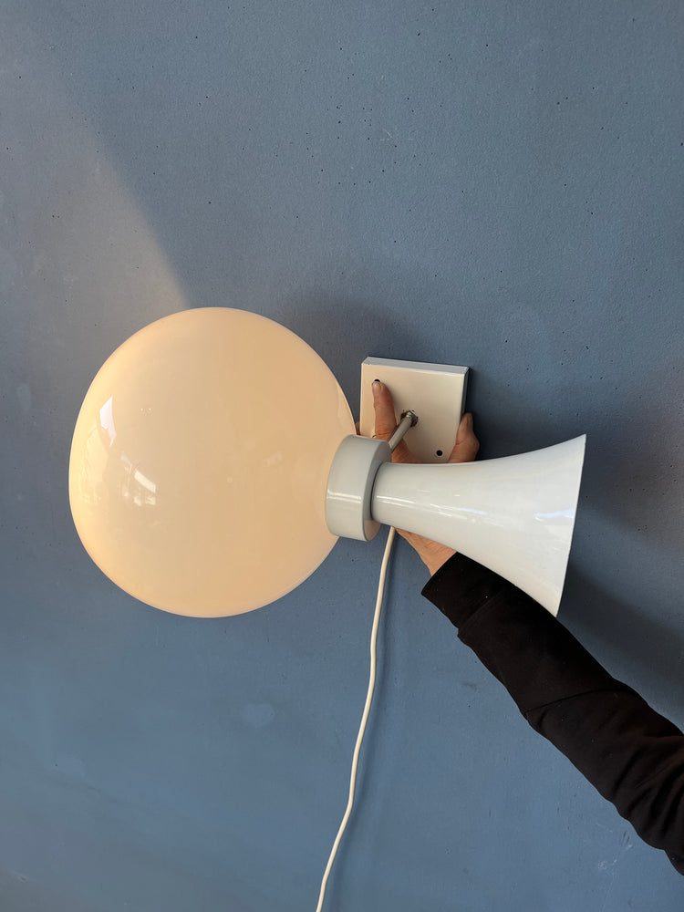 Vintage Herda Diabolo Mushroom Wall Lamp | Space Age Design
