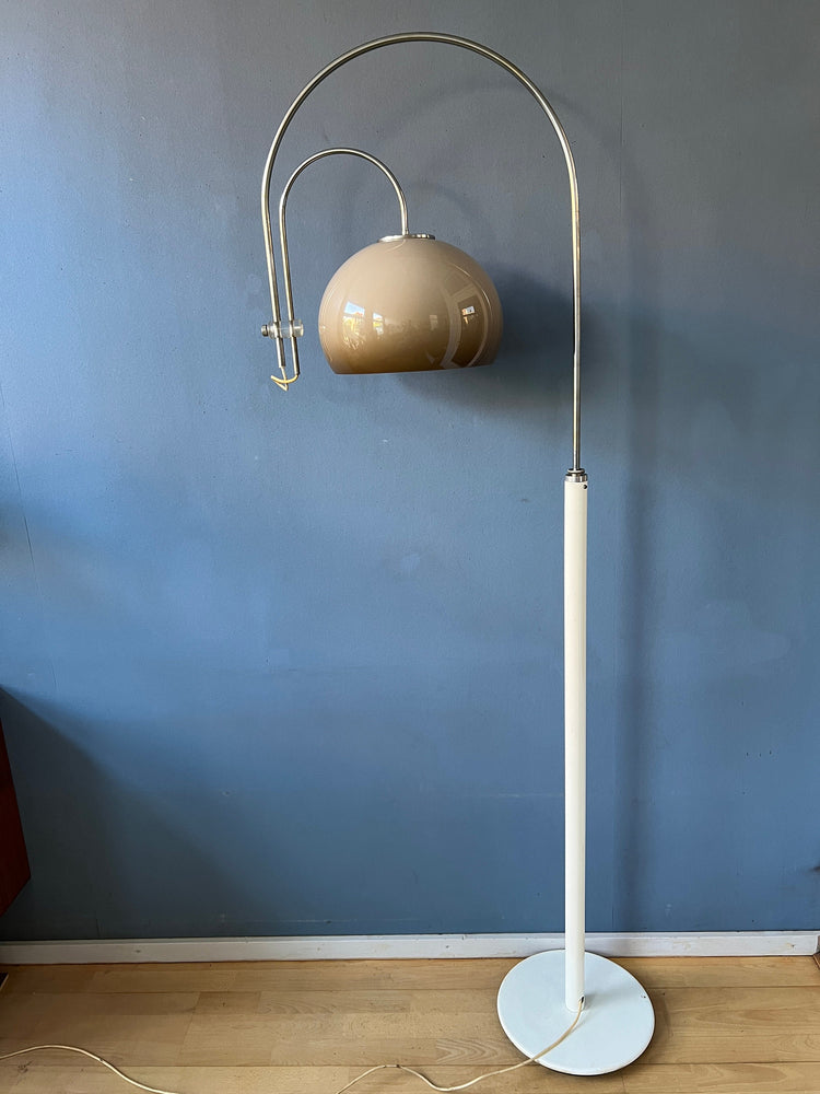 Mid Century Artiforte Double Arc Mushroom Floor Lamp | Vintage Space Age Light | 70s Dijkstra Style