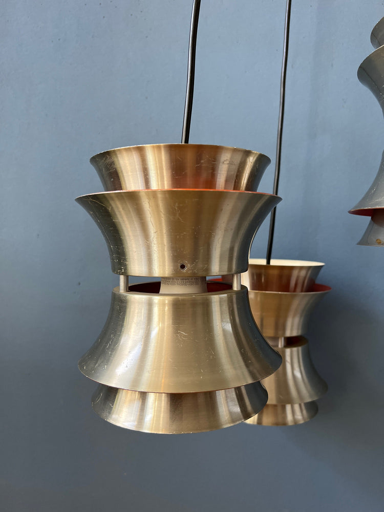 Vintage Lakro Space Age Cascade Pendant Light | Mid Century Light Fixture | Carl Thore Trava Style