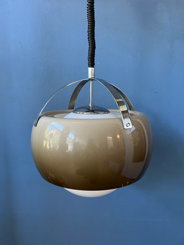 Vintage Tronconi Pendant Lamp / Space Age Light Fixture / Guzzini Style Lighting