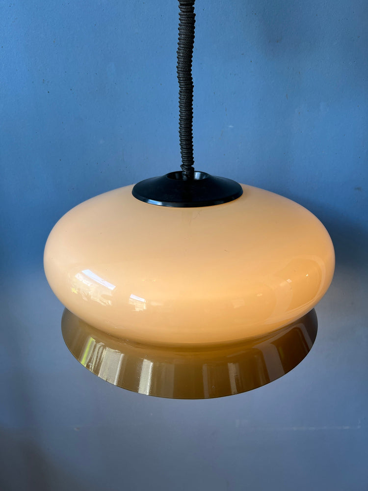 Space Age Pendant Lamp | Vintage Light | Herda | Mushroom Lamp | Mid Century Modern Lighting