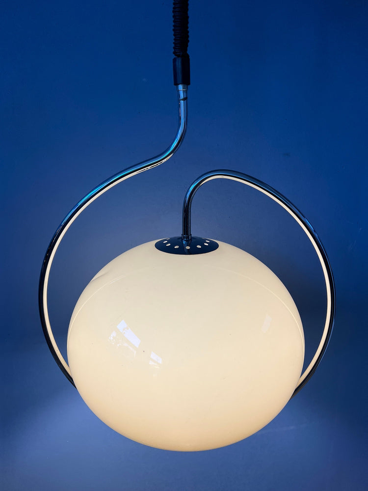 Space Age Mushroom Pendant Lamp | Mid Century Light Fixture