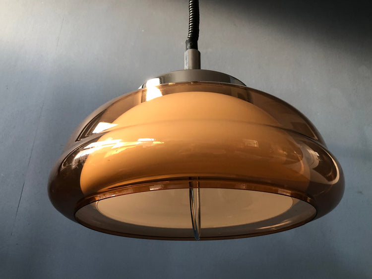 Vintage Herda Space Age Pendant / Mid Century Lamp