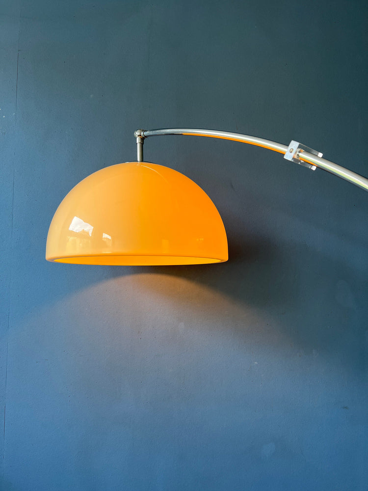 goffredo reggiani arc lamp, vintage floor lamp, space age floor lamp