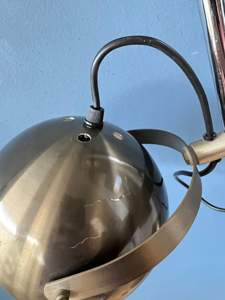 Vintage Herda Eyeball Floor Lamp | Space Age Standing Light | Mid Century Modern Lighting