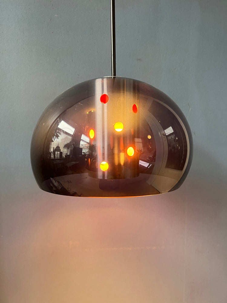 Mid Century Herda Space Age Mushroom Pendant Light