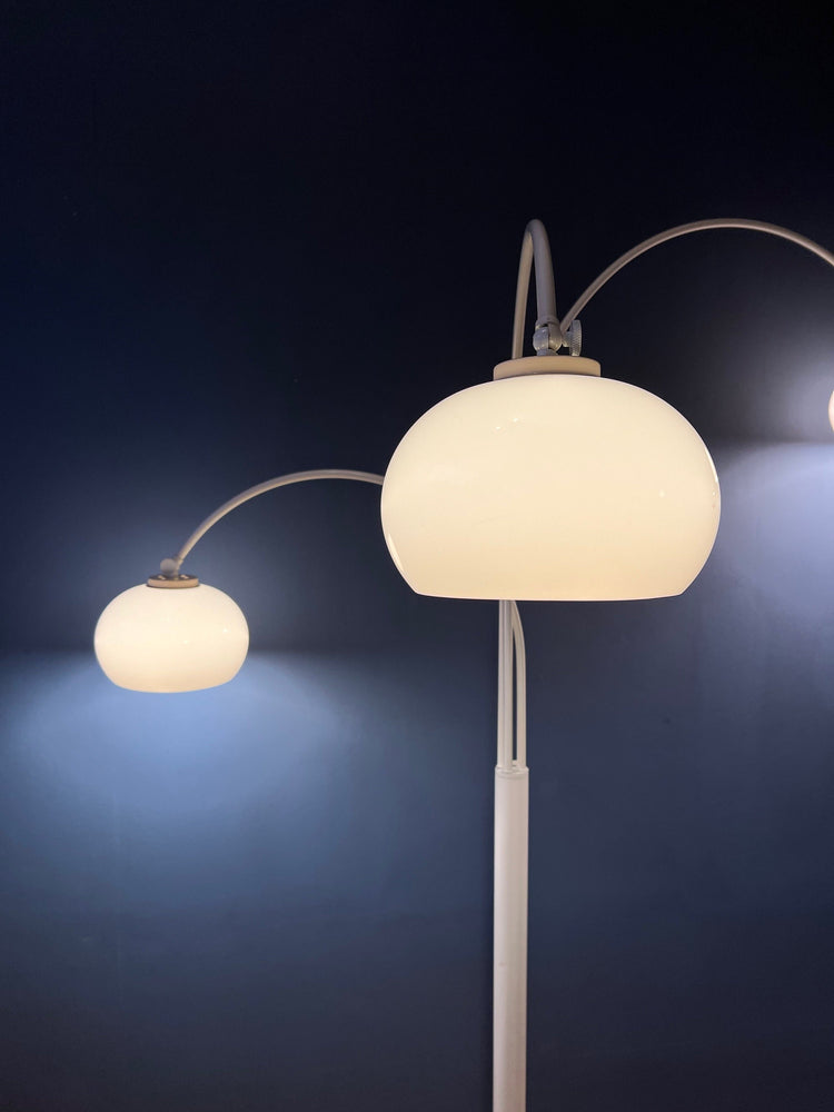 Dijkstra Mushroom Triple Arc Space Age Floor Lamp