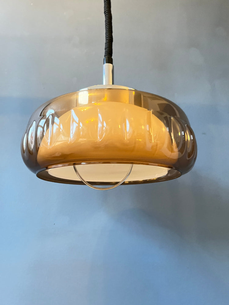 Mid Century Dijkstra Space Age Pendant Lamp / Light Fixture