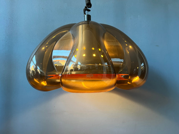Vintage Herda Space Age Pendant | Mid Century Lamp | Retro 70s Light