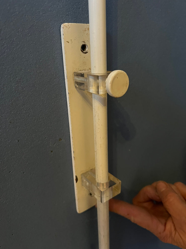 GEPO Space Age Arc Wall Light with White Mushroom Shade