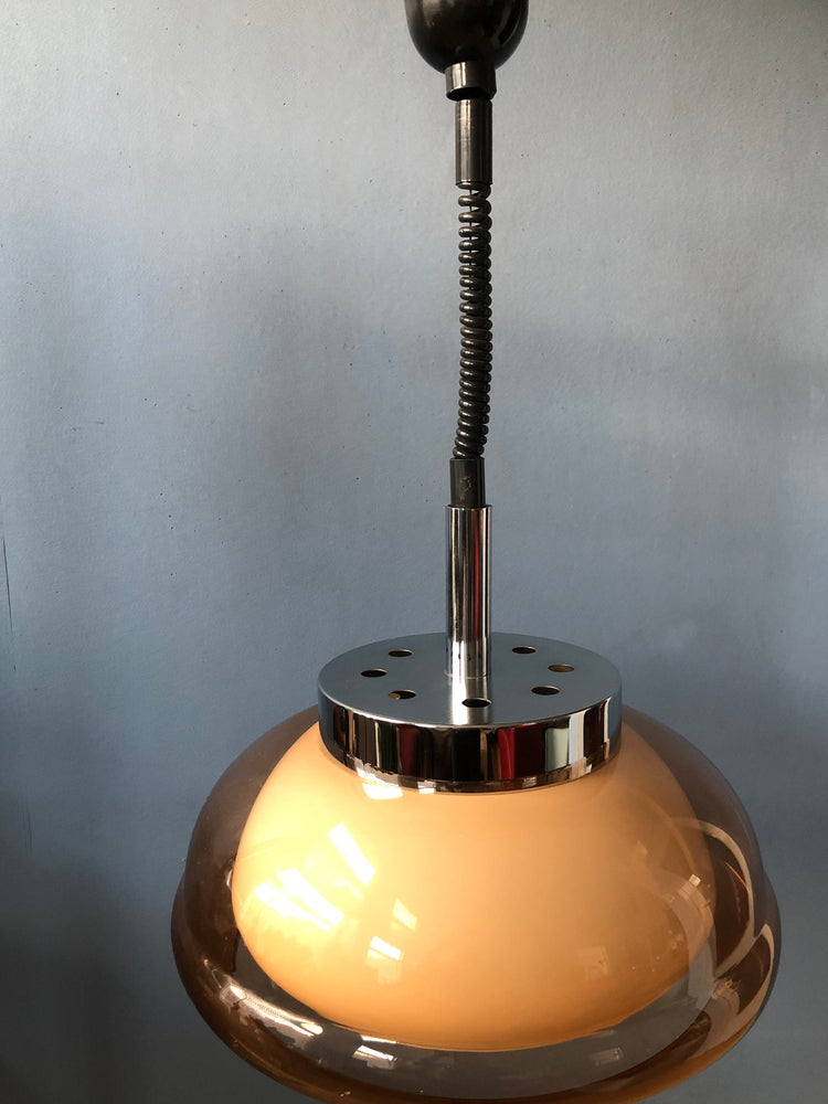 Vintage Herda Space Age Pendant / Mid Century Lamp