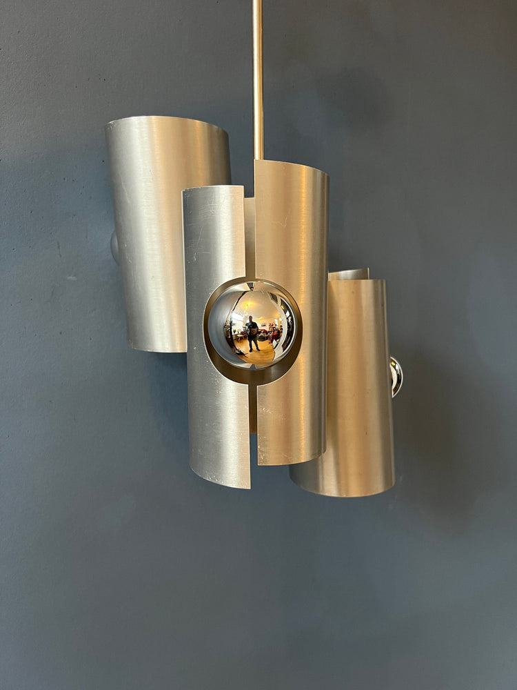 Vintage Space Age Chandelier Pendant Lamp by Raak