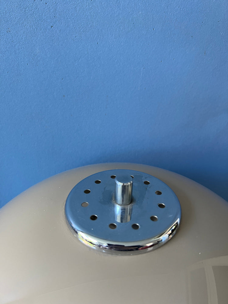Herda's Classic Mushroom Table Lamp / Space Age Desk Light / Mid Century Modern Lighting / Chrome 70s