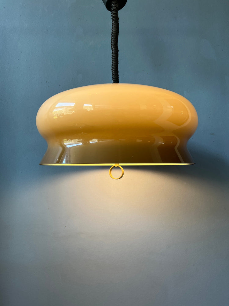 Space Age Pendant Lamp | Vintage Light | Herda | Mushroom Lamp | Mid Century Modern Lighting