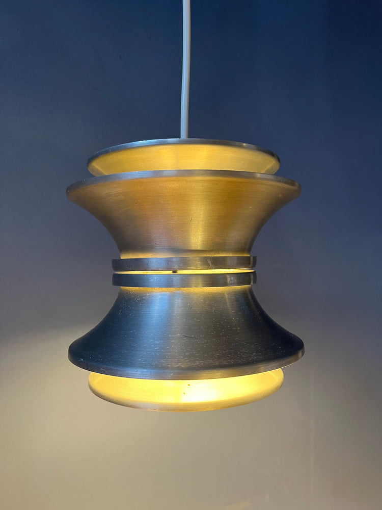 Space Age Lakro Cascade Pendant Light | Midcentury Modern Lamp | Carl Thore Trava | Vintage Orange 70s