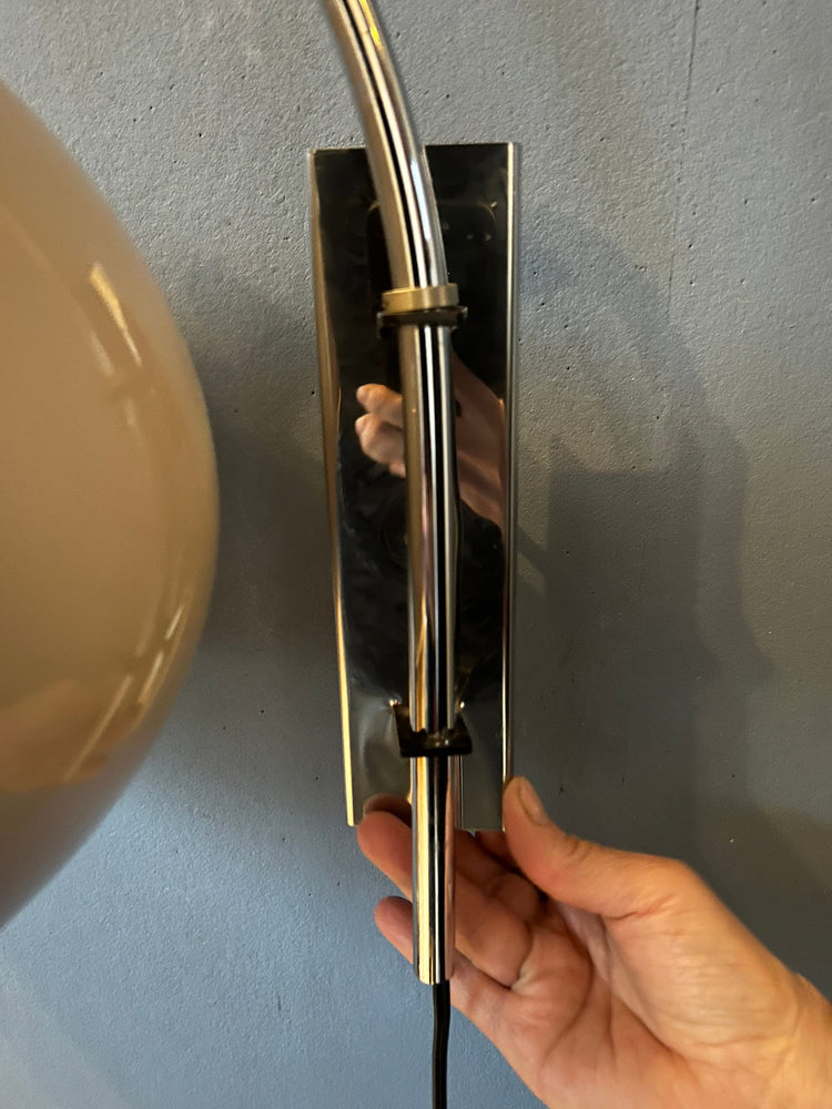 Mid Century Dijkstra Double Arc Mushroom Wall Lamp