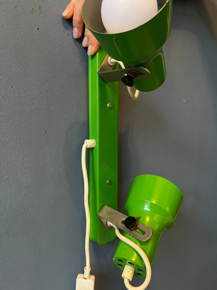 Vintage Green Space Age Wall Light