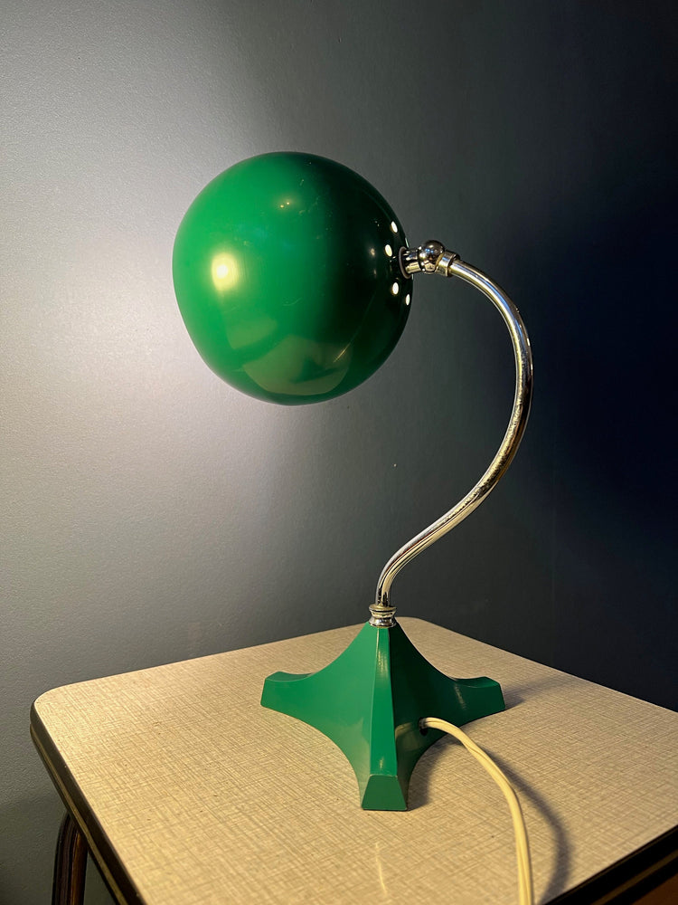 Vintage Set (2) Eyeball Table Lamps / Space Age Desk Lamp / Mid Century Lamp