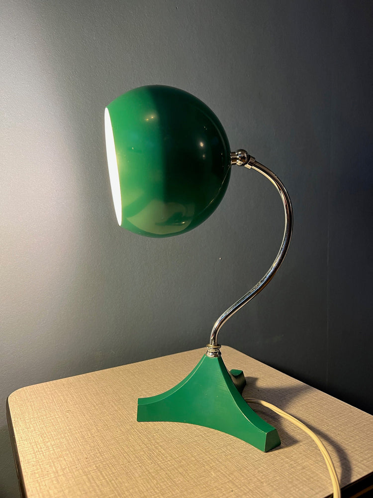 Vintage Set (2) Eyeball Table Lamps / Space Age Desk Lamp / Mid Century Lamp