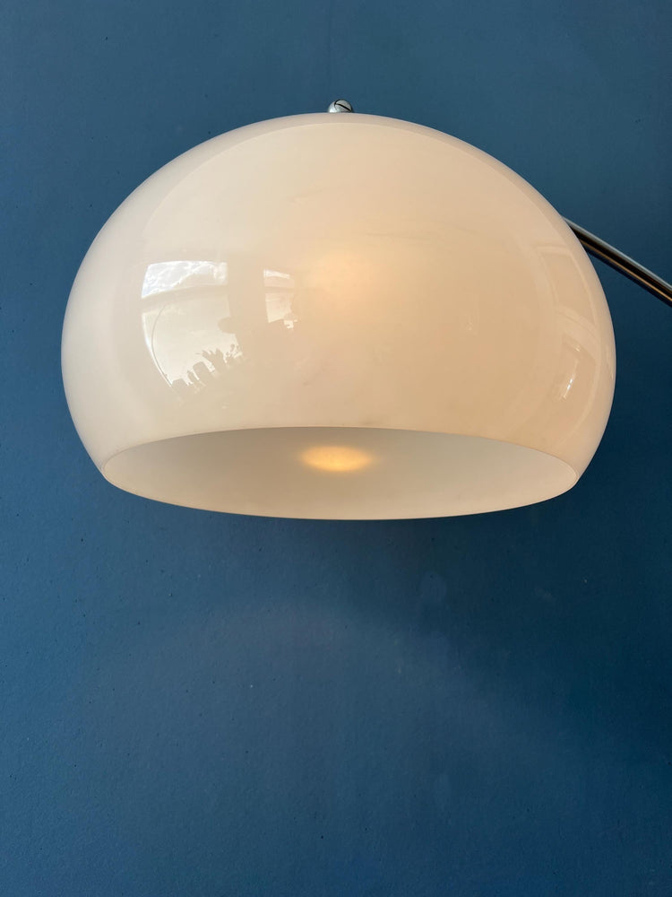 Vintage Space Age Arc Floor Lamp with Marble Base