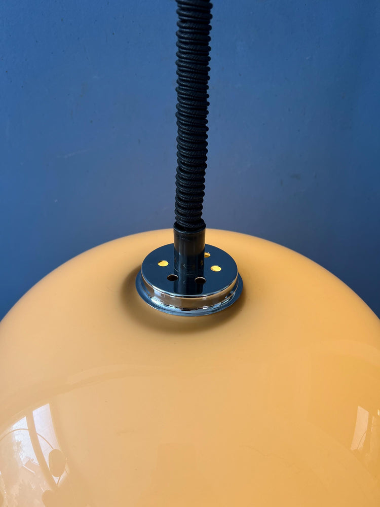 Vintage Dijkstra Space Age Mushroom Pendant Lamp Guzzini Style
