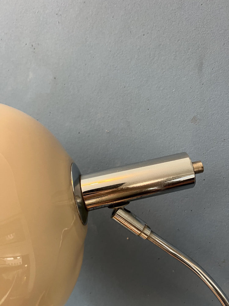 Vintage Dijkstra Space Age Double Arc Mushroom Wall Lamp