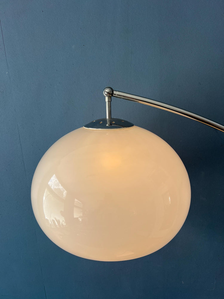 Vintage Space Age Arc Floor Lamp with Marble Base