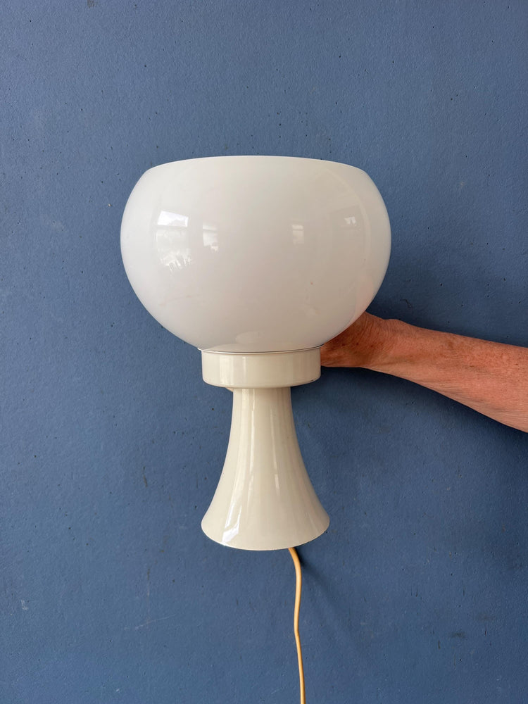 Vintage Herda Diabolo Mushroom Wall Lamp | 1970s Space Age Wall Light
