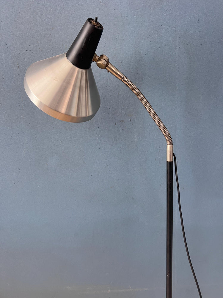 Vintage Black Metal Anvia Floor Lamp