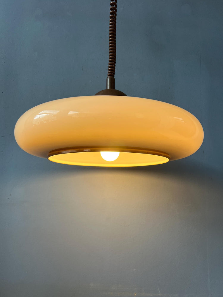 Herda Space Age Plexiglass UFO Pendant Lamp