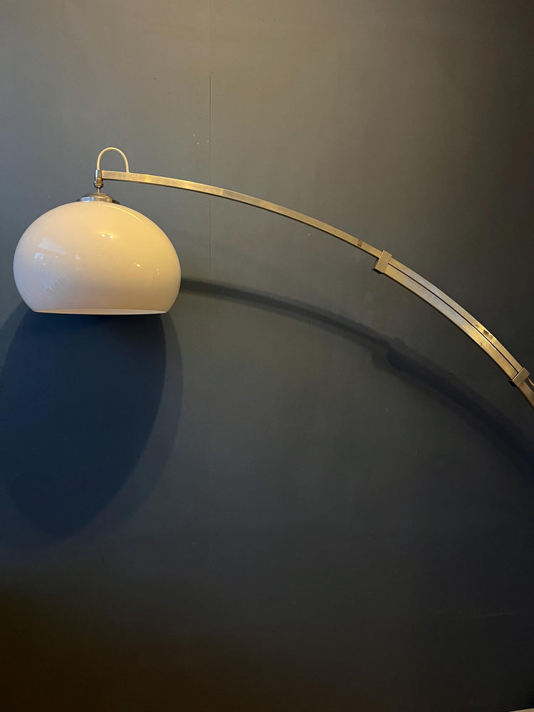 Vintage Space Age Arc Floor Lamp in Style of Guzzini