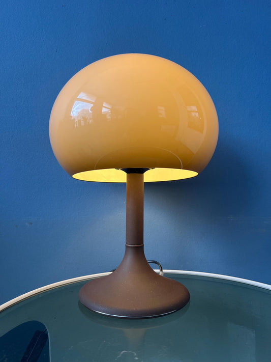 Vintage Mid Century Herda Space Age Mushroom Table Lamp