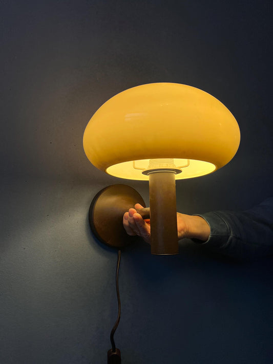 Vintage Massive Mushroom Space Age Wall Sconce