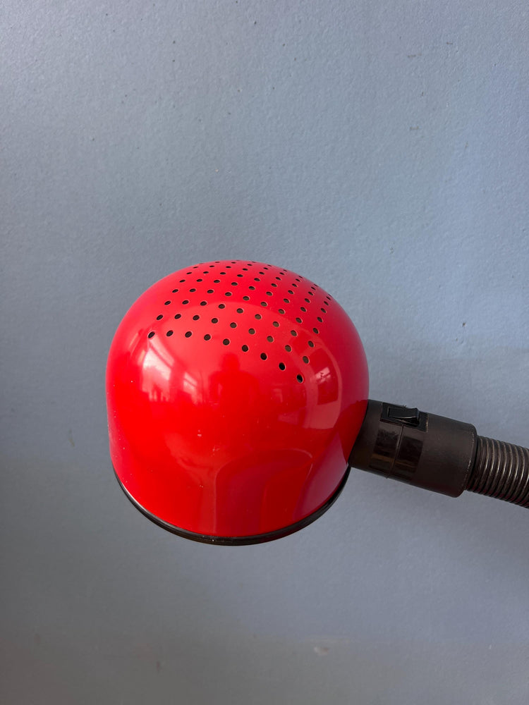 Mid Century Flexible Red Space Age Table Lamp