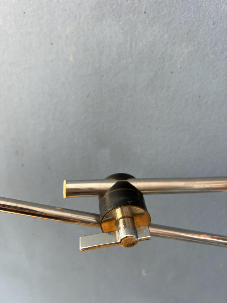 Beige Herda Diabolo Mid Century Swing Arm Wall Lamp